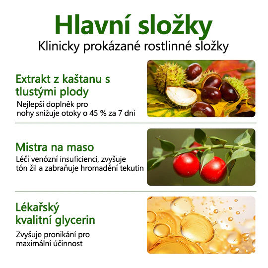 🌿 🌿Řekněte sbohem oteklým, bolestivým nohám – CleraNaure® FluidEase Profesionální krém pro prokrvení nohou přináší skutečnou úlevu! ✨🦵