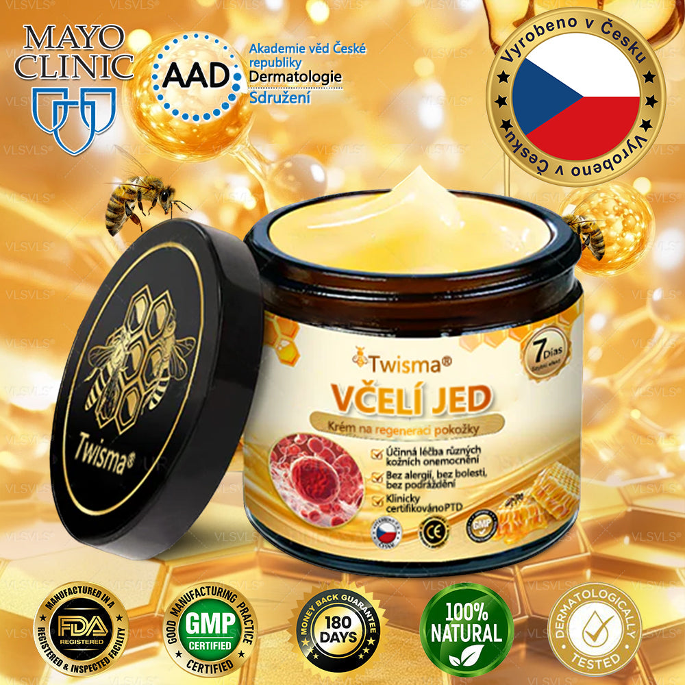 🐝Twisma® Krém s včelím jedem – doporučeno kožními lékaři 🧑‍⚕️ Na různé kožní problémy – fakt účinný a šetrný pomocník