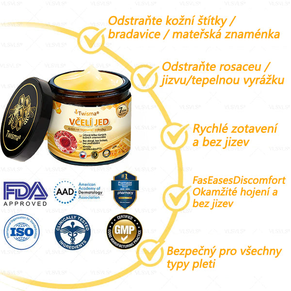 🐝Twisma® Krém s včelím jedem – doporučeno kožními lékaři 🧑‍⚕️ Na různé kožní problémy – fakt účinný a šetrný pomocník